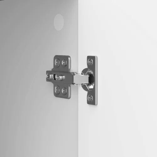  Széf Magasfényű Fehér 34,5 x 33 x 92 cm Szerelt Fa