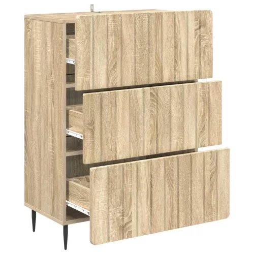  Fiókos szekrény Sonoma Tölgy 66 x 34,5 x 92 cm Szerelt Fa