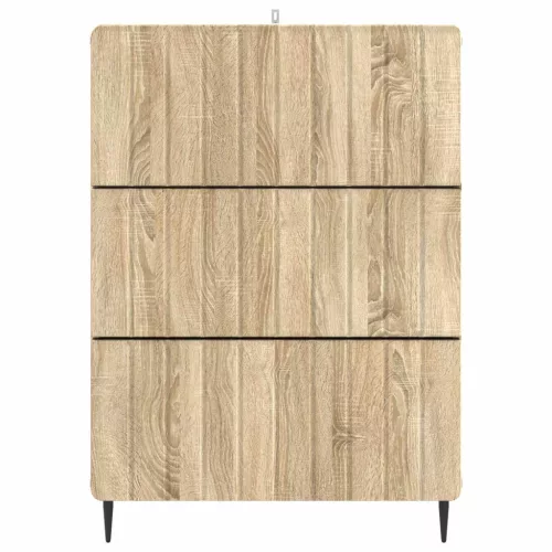  Fiókos szekrény Sonoma Tölgy 66 x 34,5 x 92 cm Szerelt Fa