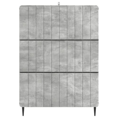  Fiókos szekrény Betonszürke 66 x 34,5 x 92 cm Szerelt Fa