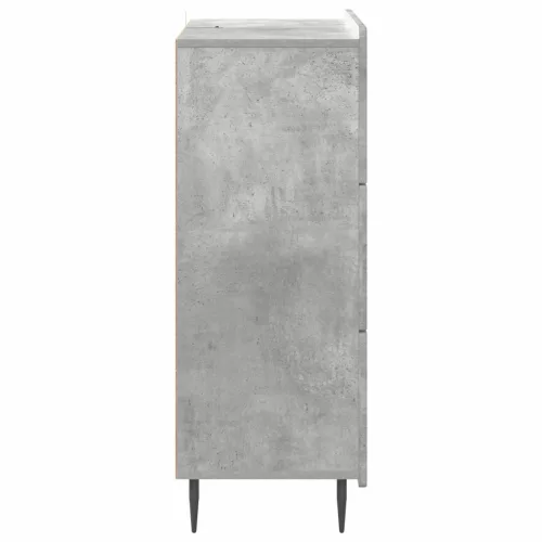  Fiókos szekrény Betonszürke 66 x 34,5 x 92 cm Szerelt Fa