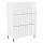  Fiókos szekrény Magasfényű Fehér 66 x 34,5 x 92 cm Szerelt Fa
