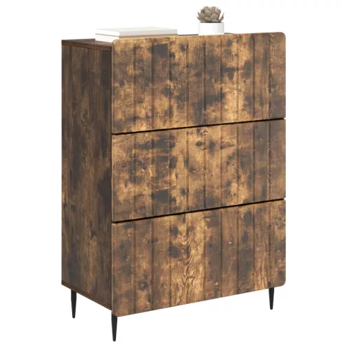  Fiókos szekrény Füstös Tölgy 66 x 34,5 x 92 cm Szerelt Fa