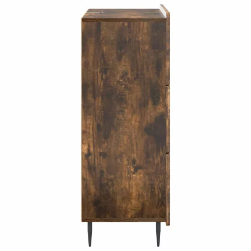  Fiókos szekrény Füstös Tölgy 66 x 34,5 x 92 cm Szerelt Fa