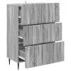  Fiókos szekrény Szürke Sonoma 66 x 34,5 x 92 cm Szerelt Fa