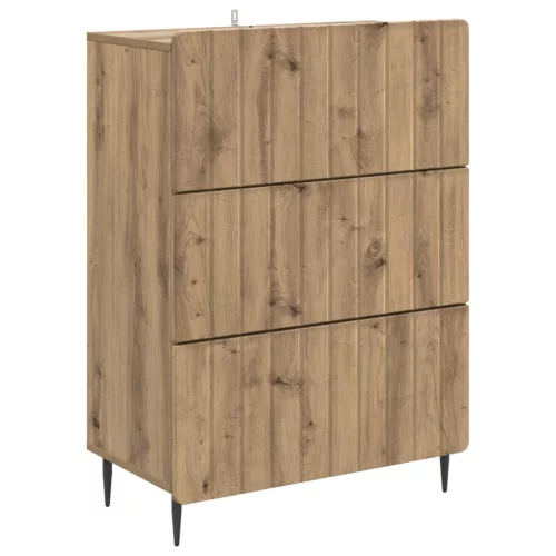  Fiókos szekrény Kézműves Tölgy 66 x 34,5 x 92 cm Szerelt Fa