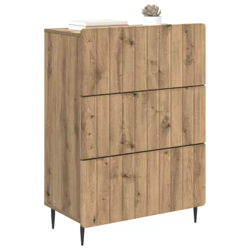  Fiókos szekrény Kézműves Tölgy 66 x 34,5 x 92 cm Szerelt Fa