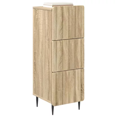  Fiókos szekrény Sonoma Tölgy 33 x 34,5 x 92 cm Szerelt Fa