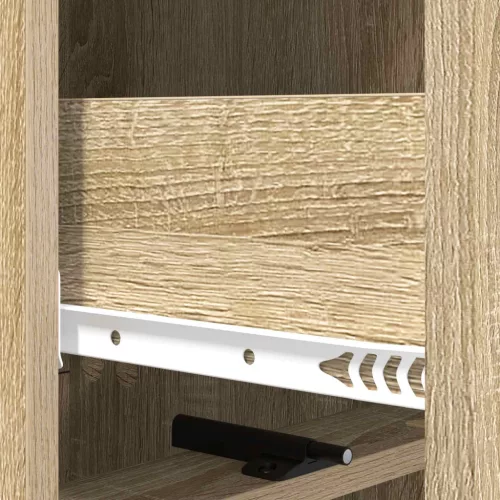  Fiókos szekrény Sonoma Tölgy 33 x 34,5 x 92 cm Szerelt Fa