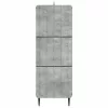  Fiókos szekrény Betonszürke 33 x 34,5 x 92 cm Szerelt Fa
