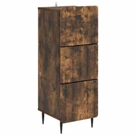    Fiókos szekrény Füstös Tölgy 33 x 34,5 x 92 cm Szerelt Fa