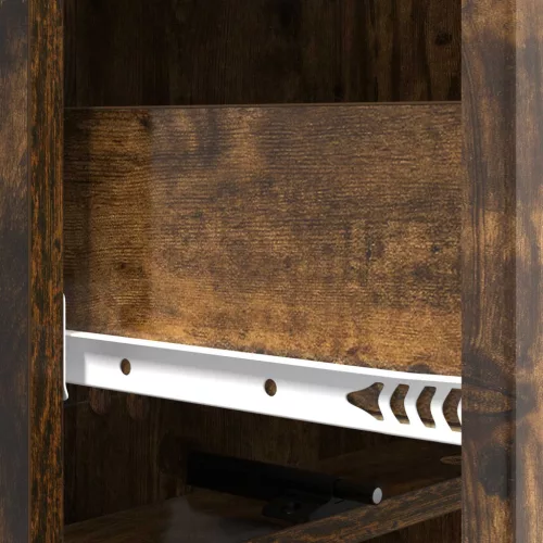  Fiókos szekrény Füstös Tölgy 33 x 34,5 x 92 cm Szerelt Fa