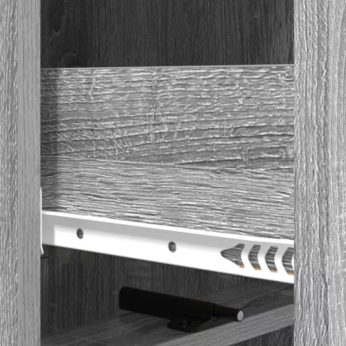  Fiókos szekrény Szürke Sonoma 33 x 34,5 x 92 cm Szerelt Fa