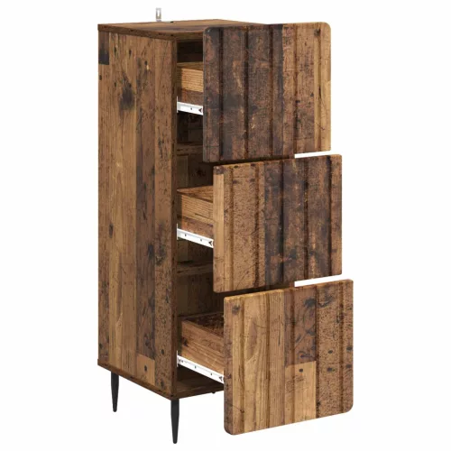  Fiókos szekrény Antik Fa 33 x 34,5 x 92 cm Szerelt Fa