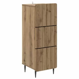    Fiókos szekrény Kézműves Tölgy 33 x 34,5 x 92 cm Szerelt Fa