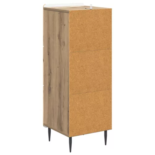  Fiókos szekrény Kézműves Tölgy 33 x 34,5 x 92 cm Szerelt Fa