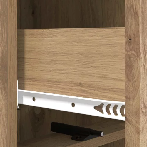  Fiókos szekrény Kézműves Tölgy 33 x 34,5 x 92 cm Szerelt Fa