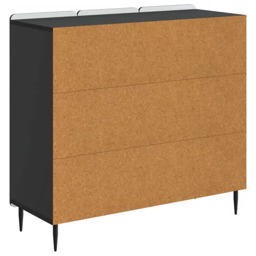  Széf Fekete 89 x 34,5 x 82 cm Szerelt Fa