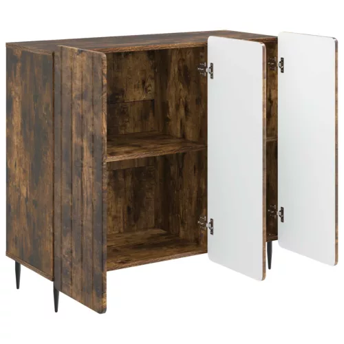  Széf Füstös Tölgy 89 x 34,5 x 82 cm Szerelt Fa