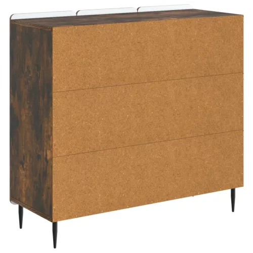  Széf Füstös Tölgy 89 x 34,5 x 82 cm Szerelt Fa