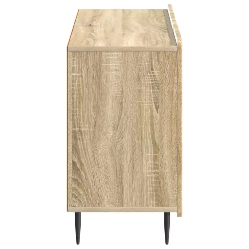  Széf fiókkal Sonoma Tölgy 89 x 34,5 x 62 cm Szerelt Fa