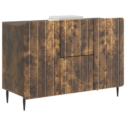  Széf fiókkal Füstös Tölgy 89 x 34,5 x 62 cm Szerelt Fa