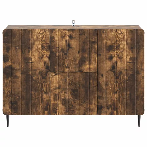  Széf fiókkal Füstös Tölgy 89 x 34,5 x 62 cm Szerelt Fa