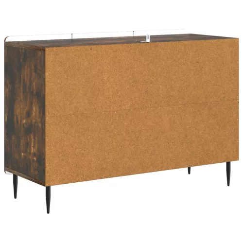  Széf fiókkal Füstös Tölgy 89 x 34,5 x 62 cm Szerelt Fa