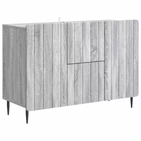  Széf fiókkal Szürke Sonoma 89 x 34,5 x 62 cm Szerelt Fa