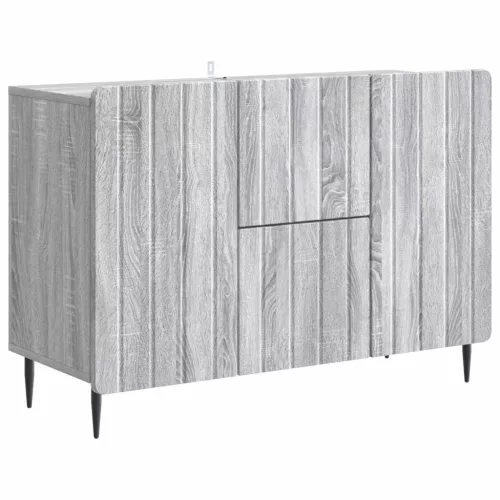  Széf fiókkal Szürke Sonoma 89 x 34,5 x 62 cm Szerelt Fa