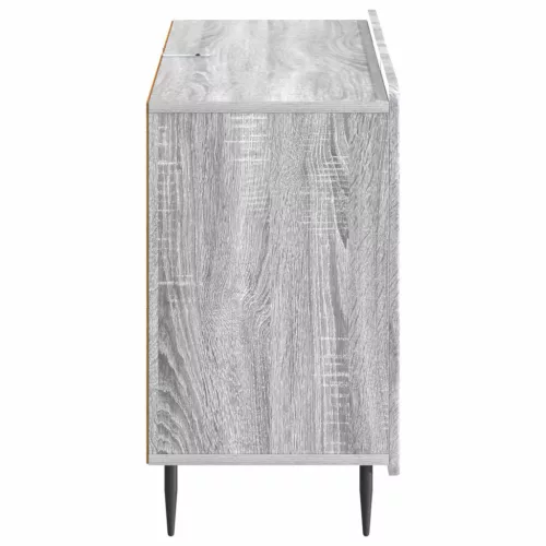  Széf fiókkal Szürke Sonoma 89 x 34,5 x 62 cm Szerelt Fa