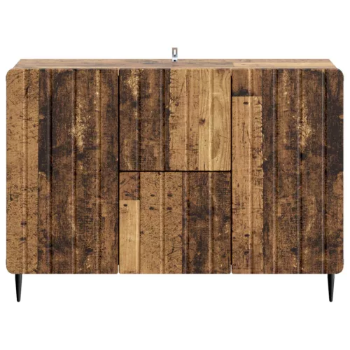  Széf fiókkal Antik Fa 89 x 34,5 x 62 cm Szerelt Fa