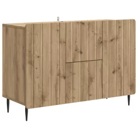    Széf fiókkal Kézműves Tölgy 89 x 34,5 x 62 cm Szerelt Fa