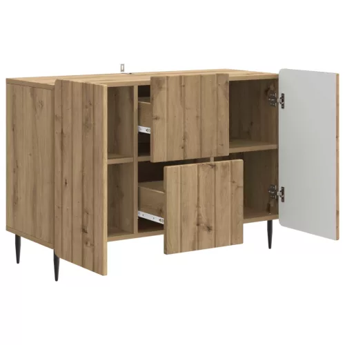  Széf fiókkal Kézműves Tölgy 89 x 34,5 x 62 cm Szerelt Fa