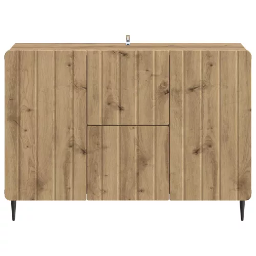  Széf fiókkal Kézműves Tölgy 89 x 34,5 x 62 cm Szerelt Fa