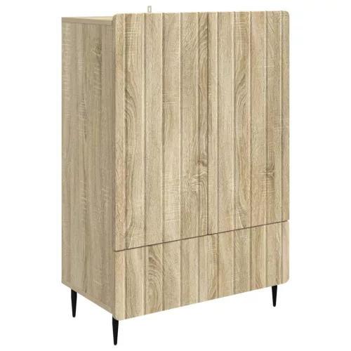  Széf fiókkal Sonoma Tölgy 66 x 34,5 x 97 cm Szerelt Fa