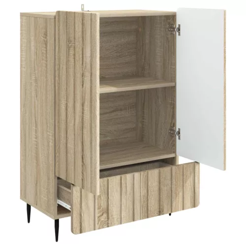  Széf fiókkal Sonoma Tölgy 66 x 34,5 x 97 cm Szerelt Fa