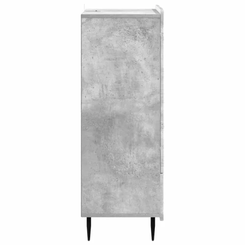  Széf fiókkal Betonszürke 66 x 34,5 x 97 cm Szerelt Fa