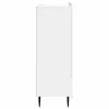  Széf fiókkal Magasfényű Fehér 66 x 34,5 x 97 cm Szerelt Fa
