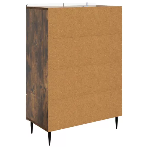  Széf fiókkal Füstös Tölgy 66 x 34,5 x 97 cm Szerelt Fa