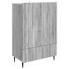  Széf fiókkal Szürke Sonoma 66 x 34,5 x 97 cm Szerelt Fa