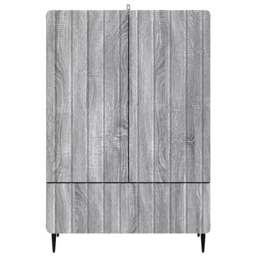  Széf fiókkal Szürke Sonoma 66 x 34,5 x 97 cm Szerelt Fa