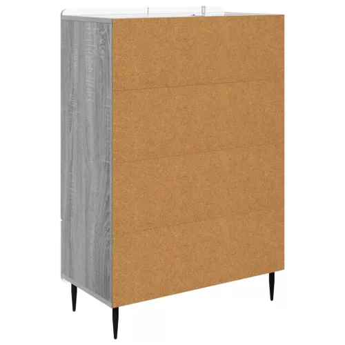  Széf fiókkal Szürke Sonoma 66 x 34,5 x 97 cm Szerelt Fa