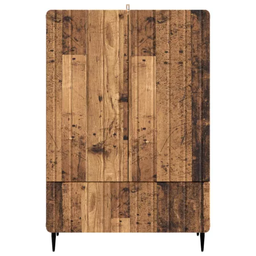  Széf fiókkal Antik Fa 66 x 34,5 x 97 cm Szerelt Fa