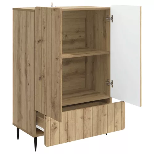  Széf fiókkal Kézműves Tölgy 66 x 34,5 x 97 cm Szerelt Fa