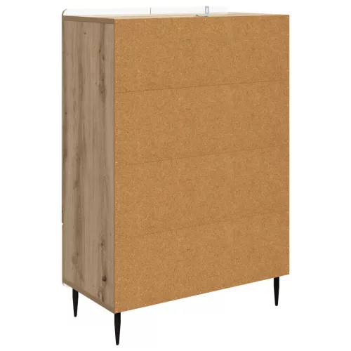  Széf fiókkal Kézműves Tölgy 66 x 34,5 x 97 cm Szerelt Fa