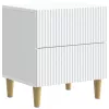  Éjjeliszekrény fiókkal 2 pcs Fehér 43 x 34,5 x 48 cm Szerelt Fa