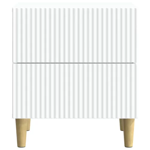  Éjjeliszekrény fiókkal 2 pcs Fehér 43 x 34,5 x 48 cm Szerelt Fa