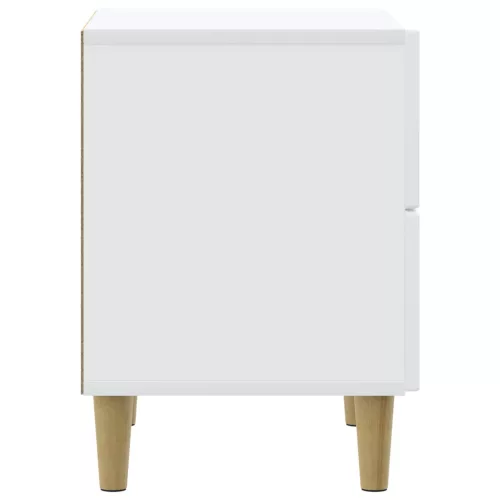  Éjjeliszekrény fiókkal 2 pcs Fehér 43 x 34,5 x 48 cm Szerelt Fa