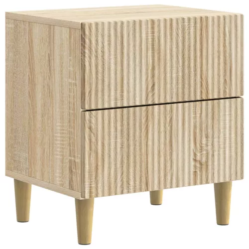  Éjjeliszekrény 2 pcs Sonoma Tölgy 43 x 34,5 x 48 cm Szerelt Fa
